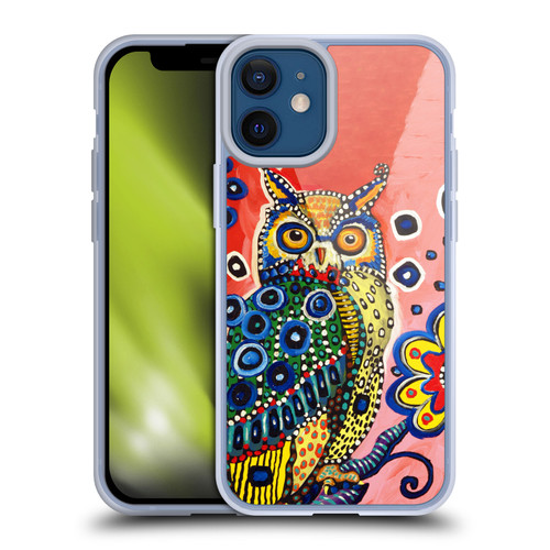 Mad Dog Art Gallery Animals Owl Soft Gel Case for Apple iPhone 12 Mini & MagSafe