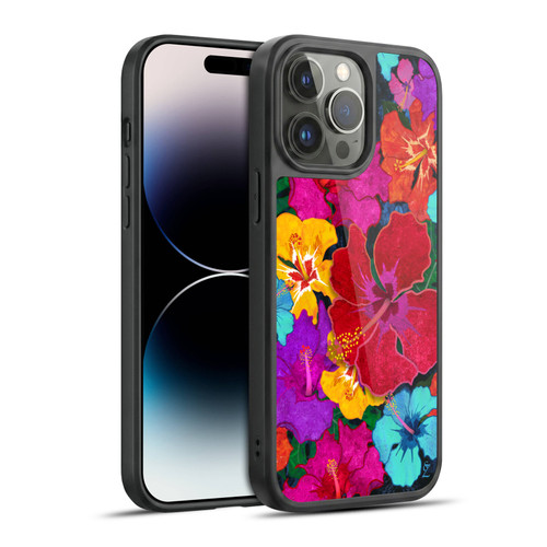 Suzan Lind Colours & Patterns Tropical Hibiscus Gel Armour Case For Apple iPhone 14 Pro Max