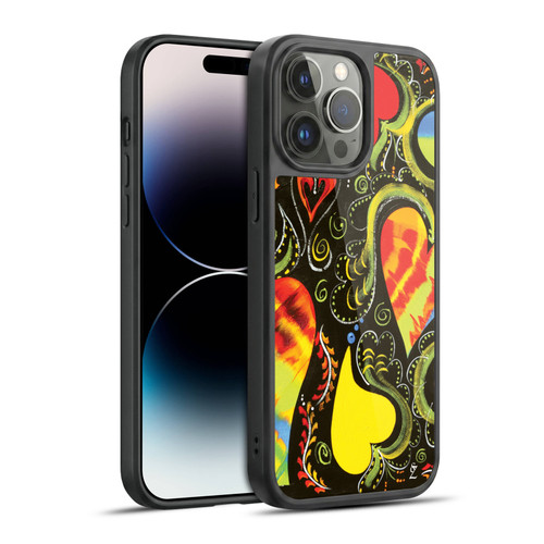 Suzan Lind Colours & Patterns Love Dance Gel Armour Case For Apple iPhone 14 Pro Max