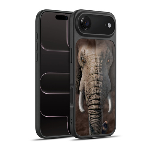 Vincent Hie Big Face Animals Elephant Gel Armour Case For Apple iPhone 17 Air