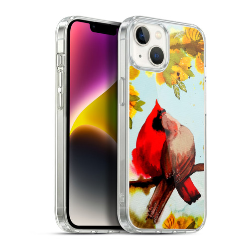 Sylvie Demers Birds 3 Love Soft Gel Case for Apple iPhone 14 Plus & MagSafe