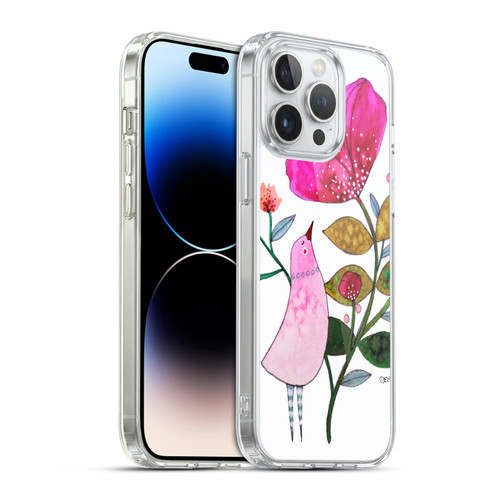 Sylvie Demers Birds 3 Crimson Soft Gel Case for Apple iPhone 14 Pro Max & MagSafe