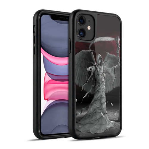 Vincent Hie Skulls Time Is Up Gel Armour Case For Apple iPhone 11