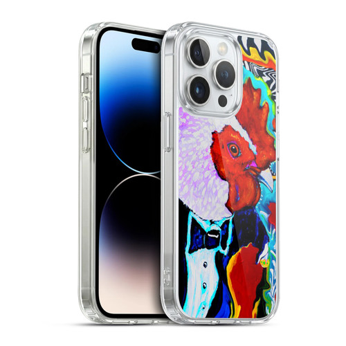 Mad Dog Art Gallery Animals Rooster Soft Gel Case for Apple iPhone 13 Pro & MagSafe