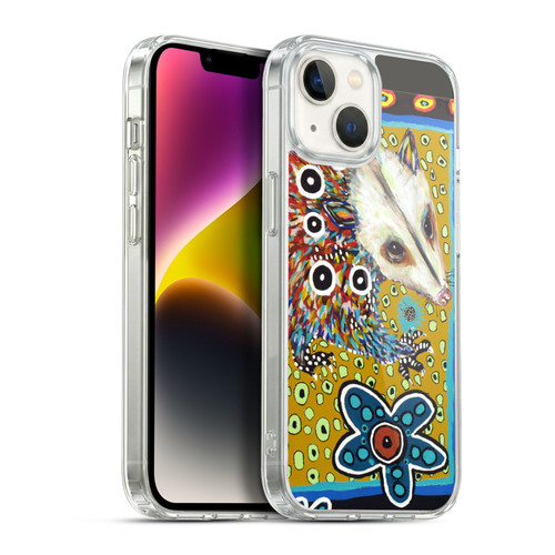 Mad Dog Art Gallery Animals Possum Soft Gel Case for Apple iPhone 14