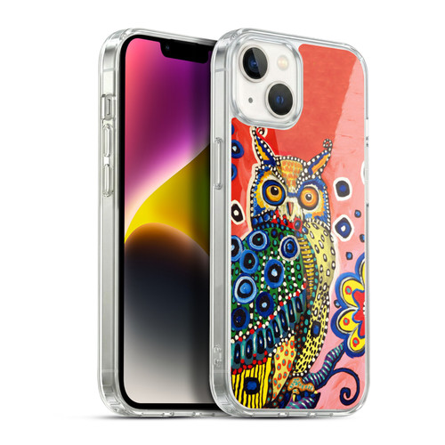 Mad Dog Art Gallery Animals Owl Soft Gel Case for Apple iPhone 14 Plus & MagSafe