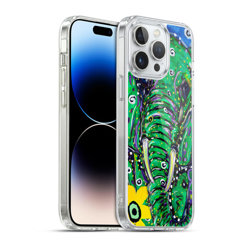 Mad Dog Art Gallery Animals Elephant Soft Gel Case for Apple iPhone 14 Pro Max & MagSafe