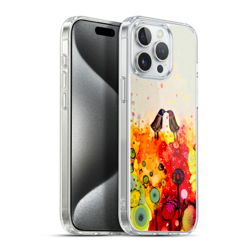 Sylvie Demers Birds 3 Couples Soft Gel Case for Apple iPhone 15 Pro Max & MagSafe