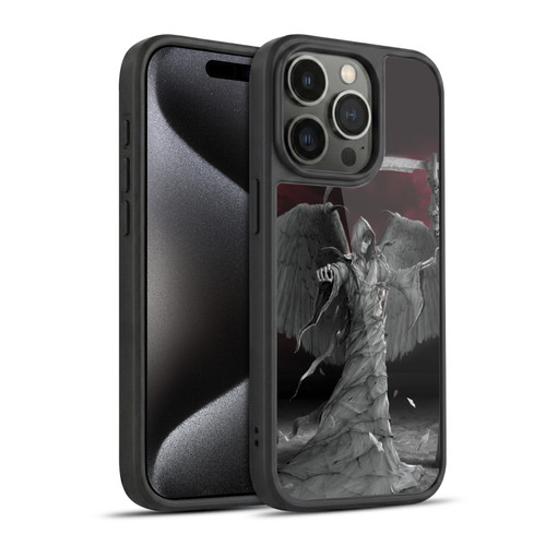Vincent Hie Skulls Time Is Up Gel Armour Case For Apple iPhone 15 Pro