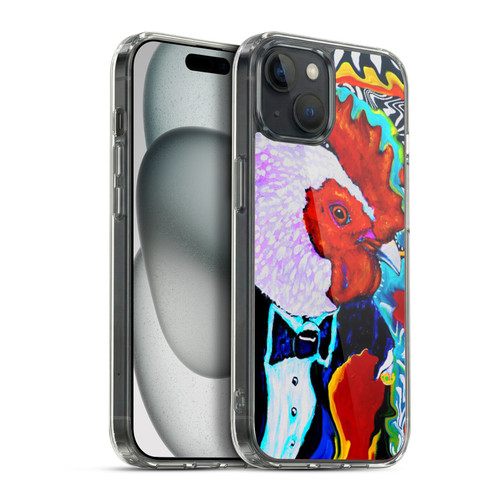 Mad Dog Art Gallery Animals Rooster Soft Gel Case for Apple iPhone 15 Plus & MagSafe