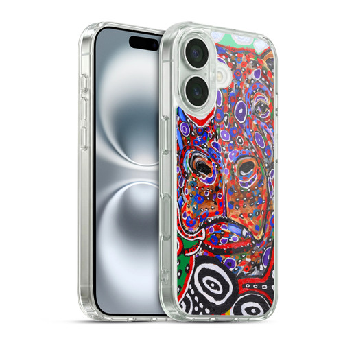 Mad Dog Art Gallery Animals Hippo Soft Gel Case for Apple iPhone 16 & MagSafe