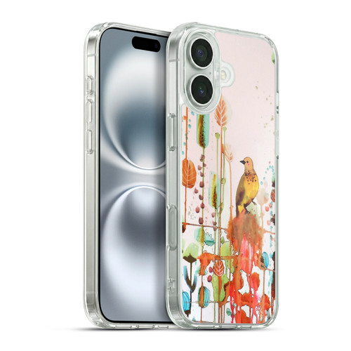 Sylvie Demers Birds 3 Gold Soft Gel Case for Apple iPhone 16 Plus & MagSafe