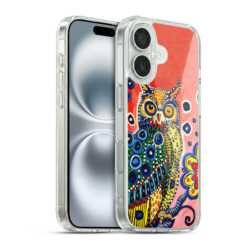 Mad Dog Art Gallery Animals Owl Soft Gel Case for Apple iPhone 16 & MagSafe