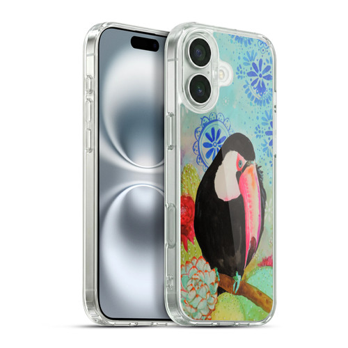Sylvie Demers Birds 3 Toucan Soft Gel Case for Apple iPhone 16 Plus & MagSafe