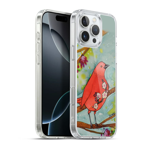 Sylvie Demers Birds 3 Flower Soft Gel Case for Apple iPhone 16 Pro Max & MagSafe