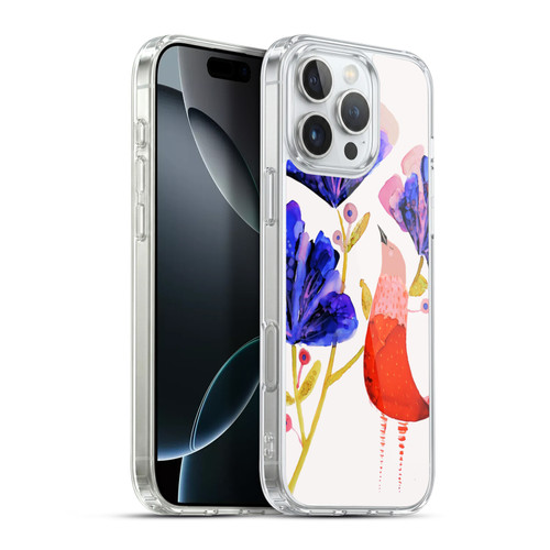Sylvie Demers Birds 3 Red Soft Gel Case for Apple iPhone 16 Pro Max & MagSafe
