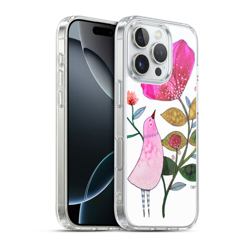 Sylvie Demers Birds 3 Crimson Soft Gel Case for Apple iPhone 16 Pro & MagSafe