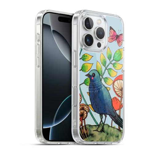 Sylvie Demers Birds 3 Teary Blue Soft Gel Case for Apple iPhone 16 Pro & MagSafe