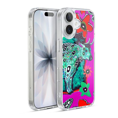 Mad Dog Art Gallery Animals Cosmic Cow Soft Gel Case for Apple iPhone 17
