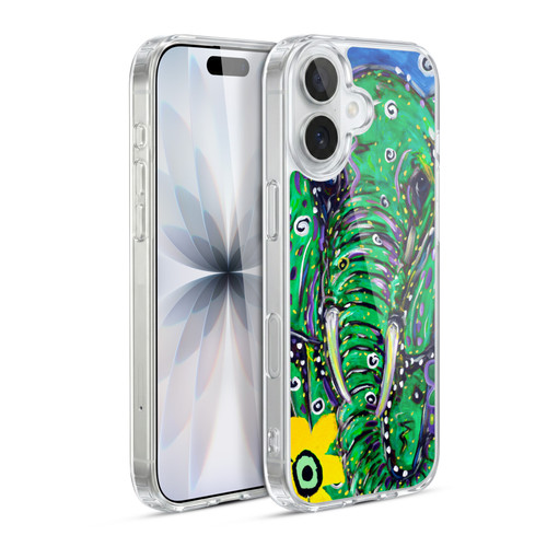 Mad Dog Art Gallery Animals Elephant Soft Gel Case for Apple iPhone 17