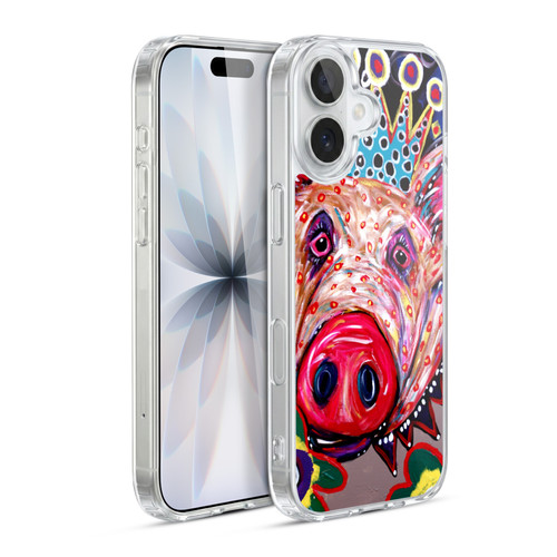 Mad Dog Art Gallery Animals Missy Pig Soft Gel Case for Apple iPhone 17