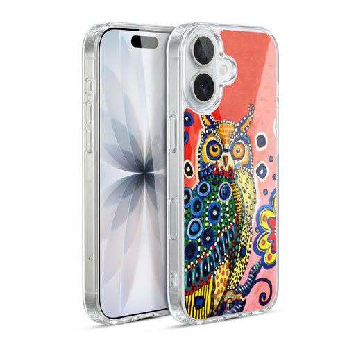 Mad Dog Art Gallery Animals Owl Soft Gel Case for Apple iPhone 17