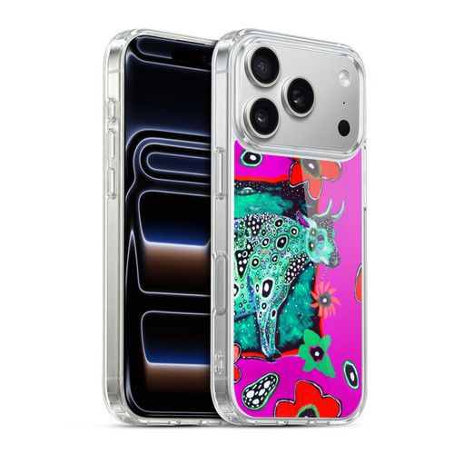Mad Dog Art Gallery Animals Cosmic Cow Soft Gel Case for Apple iPhone 17 Pro