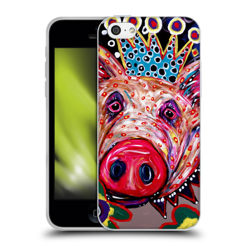 Mad Dog Art Gallery Animals Missy Pig Soft Gel Case for Apple iPhone 5c