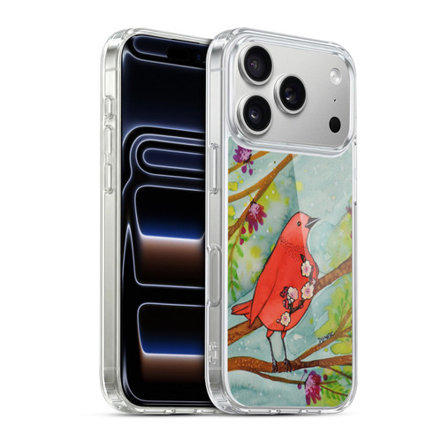 Sylvie Demers Birds 3 Flower Soft Gel Case for Apple iPhone 17 Pro
