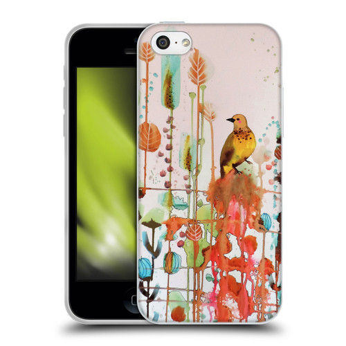 Sylvie Demers Birds 3 Gold Soft Gel Case for Apple iPhone 5c