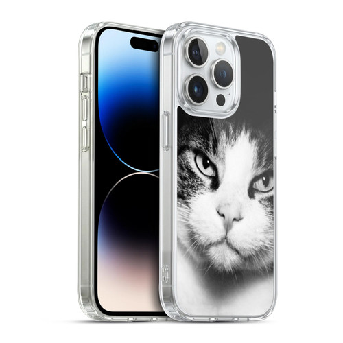 Dorit Fuhg Animals & Urban Life Cat Stare Soft Gel Case for Apple iPhone 14 Pro & MagSafe