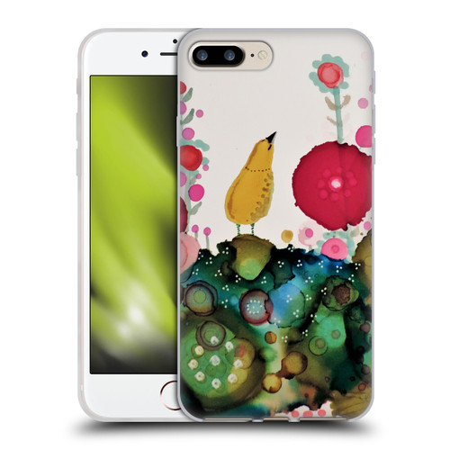 Sylvie Demers Birds 3 Yellow Soft Gel Case for Apple iPhone 7 Plus / 8 Plus & MagSafe