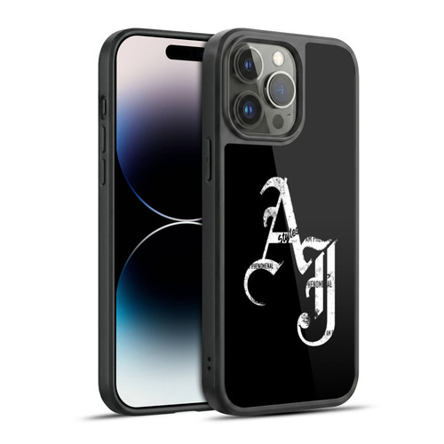 WWE Aj Styles Grunge Initials Gel Armour Case For Apple iPhone 14 Pro Max