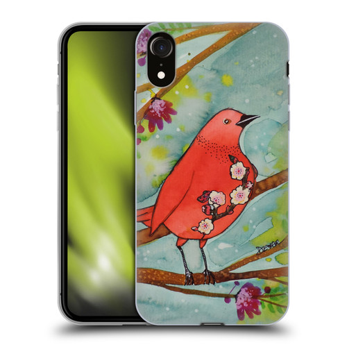 Sylvie Demers Birds 3 Flower Soft Gel Case for Apple iPhone XR