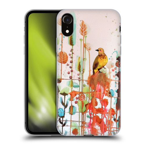Sylvie Demers Birds 3 Gold Soft Gel Case for Apple iPhone XR