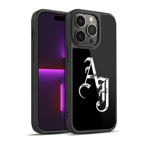 WWE Aj Styles Grunge Initials Gel Armour Case For Apple iPhone 14 Pro