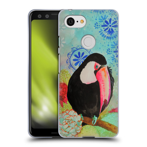 Sylvie Demers Birds 3 Toucan Soft Gel Case for Google Pixel 3