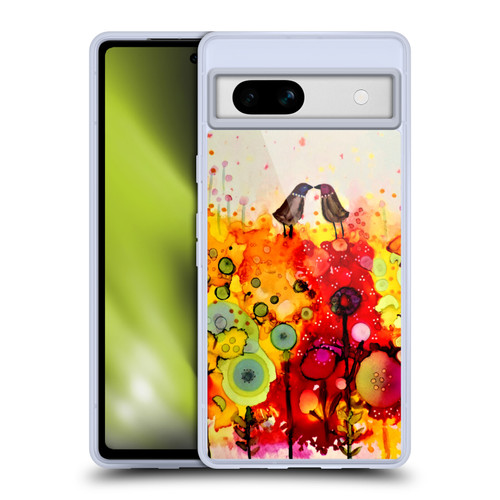Sylvie Demers Birds 3 Couples Soft Gel Case for Google Pixel 7a