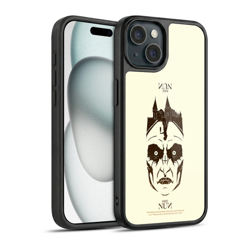 The Nun Valak Graphics Double Exposure 2 Gel Armour Case For Apple iPhone 15