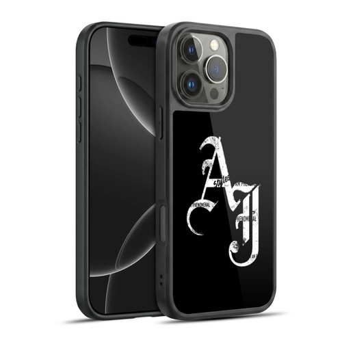 WWE Aj Styles Grunge Initials Gel Armour Case For Apple iPhone 16 Pro Max