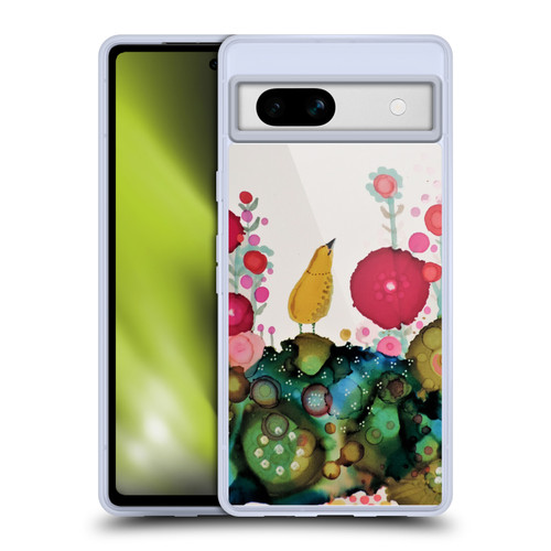 Sylvie Demers Birds 3 Yellow Soft Gel Case for Google Pixel 7a