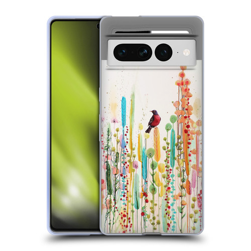 Sylvie Demers Birds 3 Scarlet Soft Gel Case for Google Pixel 7 Pro