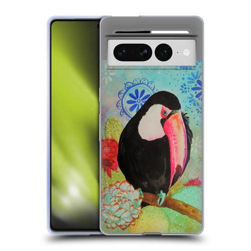 Sylvie Demers Birds 3 Toucan Soft Gel Case for Google Pixel 7 Pro