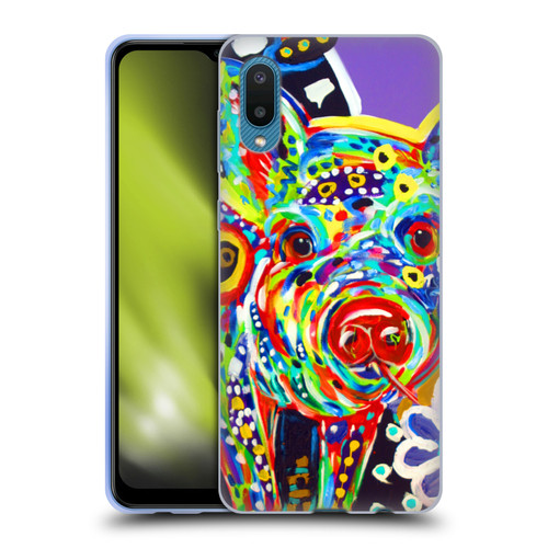 Mad Dog Art Gallery Animals Pig Soft Gel Case for Samsung Galaxy A02/M02 (2021)