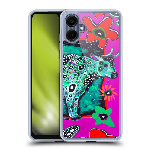 Mad Dog Art Gallery Animals Cosmic Cow Soft Gel Case for Samsung Galaxy A06 4G / 5G