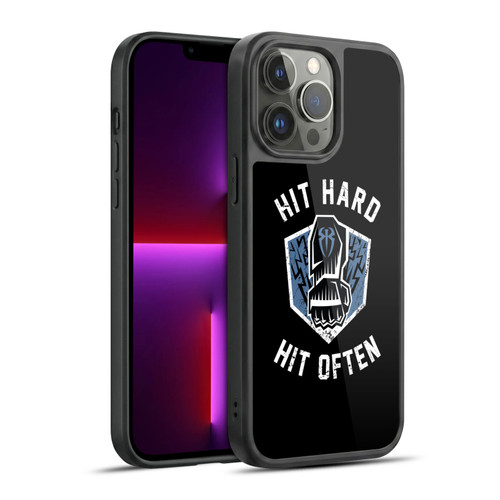 WWE 2017 Roman Reigns Hit Hard Hit Often Gel Armour Case For Apple iPhone 13 Pro Max