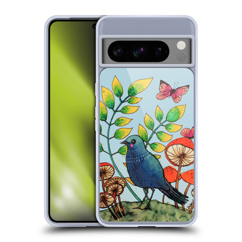 Sylvie Demers Birds 3 Teary Blue Soft Gel Case for Google Pixel 8 Pro