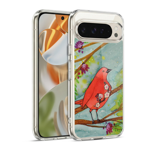 Sylvie Demers Birds 3 Flower Soft Gel Case for Google Pixel 9 / Pixel 9 Pro