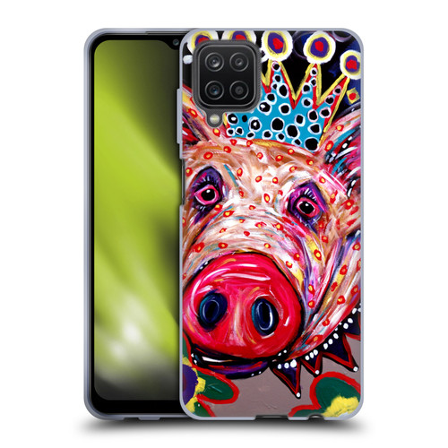 Mad Dog Art Gallery Animals Missy Pig Soft Gel Case for Samsung Galaxy A12 (2020)