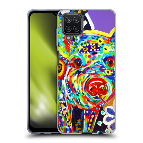 Mad Dog Art Gallery Animals Pig Soft Gel Case for Samsung Galaxy A12 (2020)